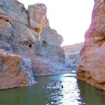 Water in the canyon